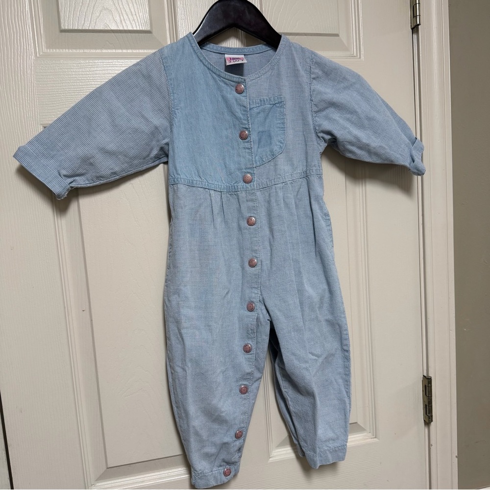 Vintage Little Levi's Denim Romper Jumpsuit